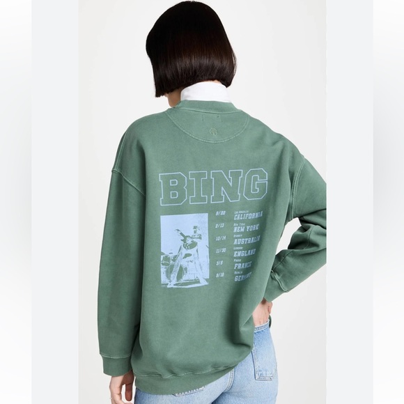 Anine Bing Cody Sweatshirt size small - Picture 3 of 13